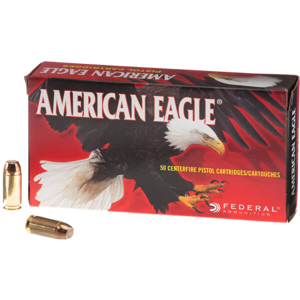 Federal Premium American Eagle .40 S&W 180-Grain Centerfire Pistol Ammunition - 50 Rounds