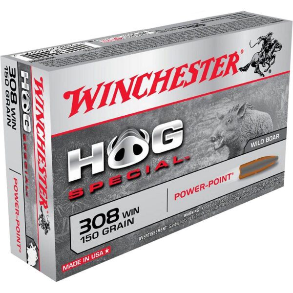 Winchester Power-Point Hog Special .308 Winchester 150-Grain Centerfire Rifle Ammunition