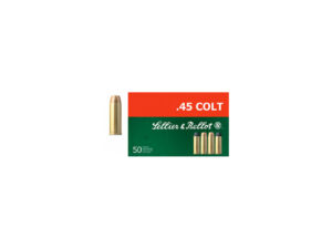 Sellier & Bellot .45 Long Colt 250-Grain Lead Flat-Nose Centerfire Handgun Ammunition