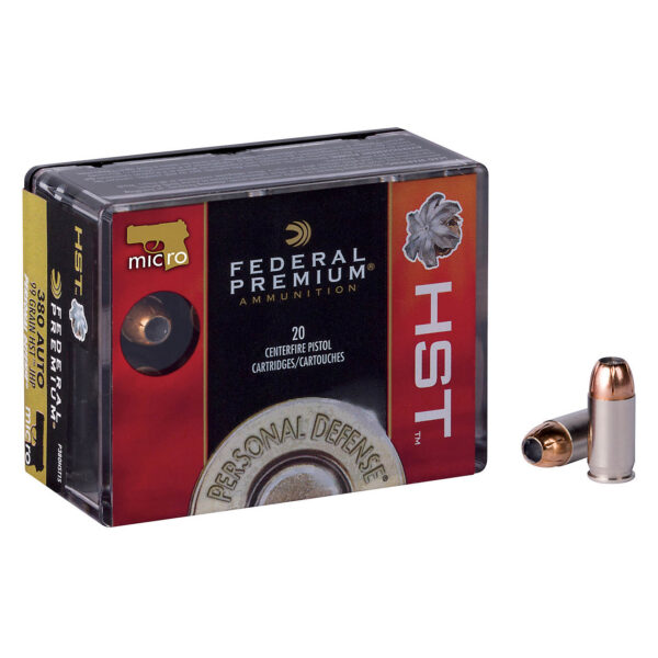 Federal Premium® Personal Defense® HST® .380 Auto/9 x 17mm Short 99-Grain Centerfire Pistol Ammunition