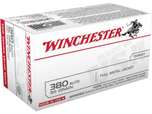 Winchester Full Metal Jacket .380 Automatic 95-Grain Ammunition