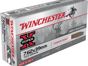 Winchester Super-X 7.62mm x 39mm 123-Grain Centerfire Rifle Ammunition