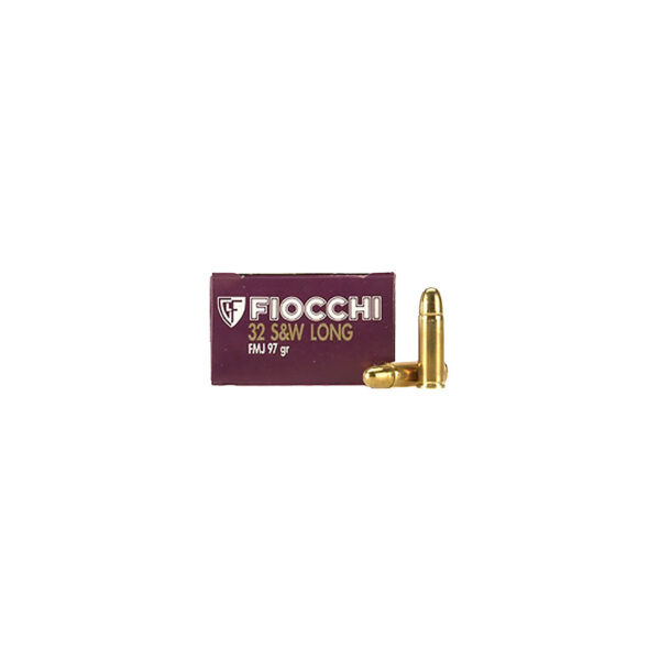 Fiocchi Shooting Dynamics .32 S&W Long 97-Grain FMJ Centerfire Handgun Ammunition