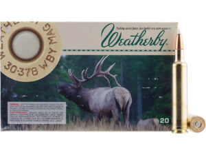 Weatherby Nosler AccuBond .30-378 Weatherby Magnum 180-Grain Centerfire Rifle Ammunition