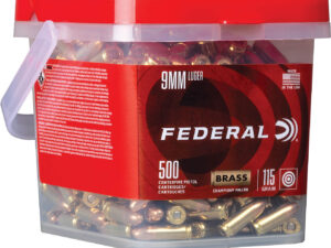 Federal Premium Champion 9mm Luger 115-Grain Pistol Ammunition