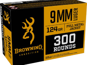 Browning 9mm Luger 124 Grain Full Metal Jacket Value Pack