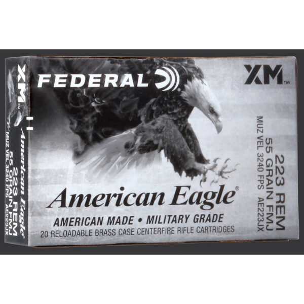 Federal FMJ .223 Remington 55-Grain Centerfire Ammunition