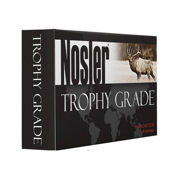 Nosler Custom Trophy Grade .338 Lapua Magnum 300-Grain Centerfire Rifle Ammunition
