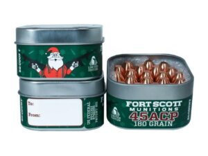 Fort Scott 45 ACP 180 Gr Christmas Tin